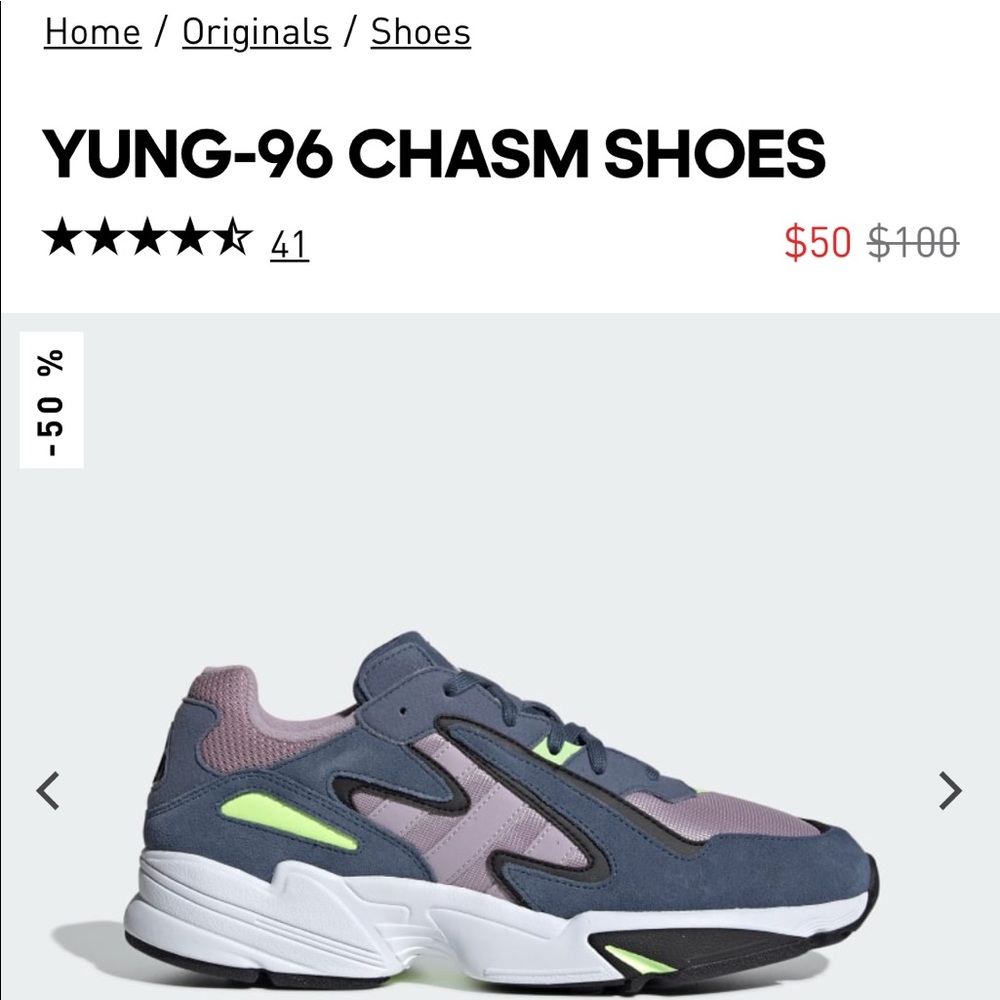 Adidas Yung-96 Chasm Sneakers